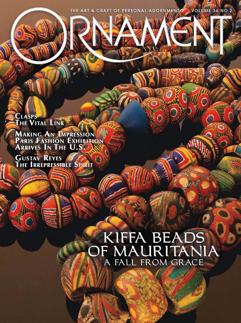 Ornament magazine cover, Volume 36 Number 2