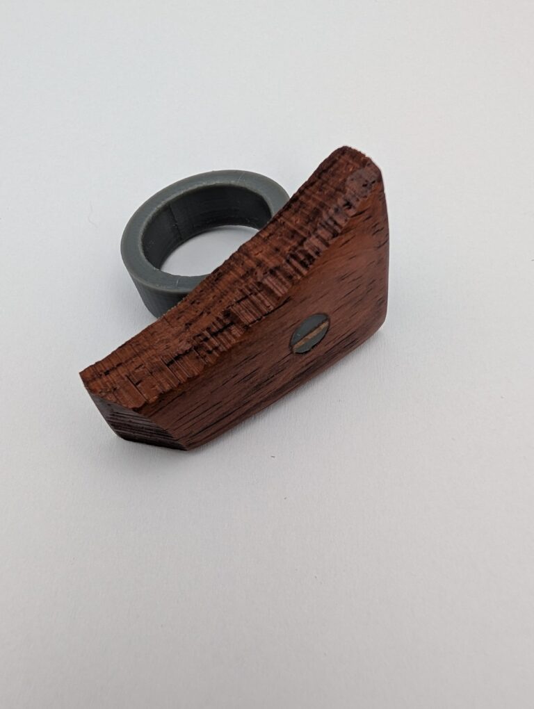 Found Edge Ring by Gustav Reyes.