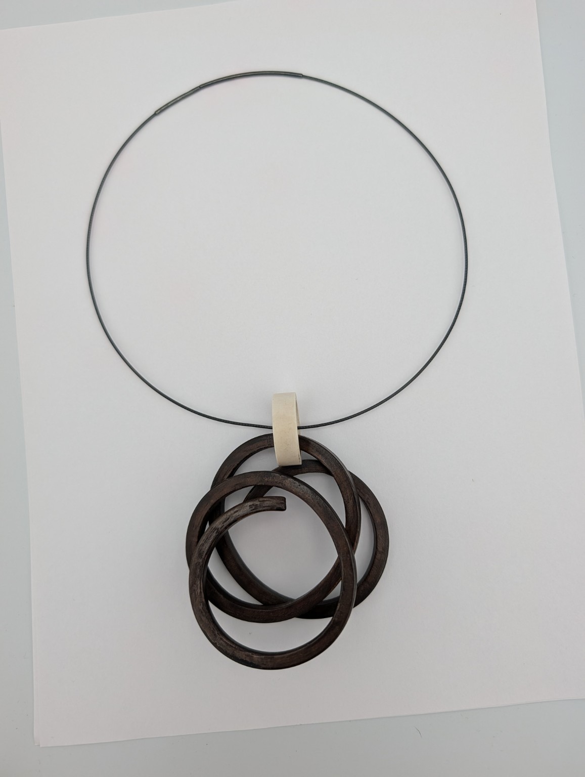 Held Knot Neckpiece by Gustav Reyes.